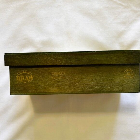 Cigar Box Empty Southern Draw Cedrus Sumatra Esteli Nicaragua 8.5  3.7  2.5 in - Picture 3 of 7